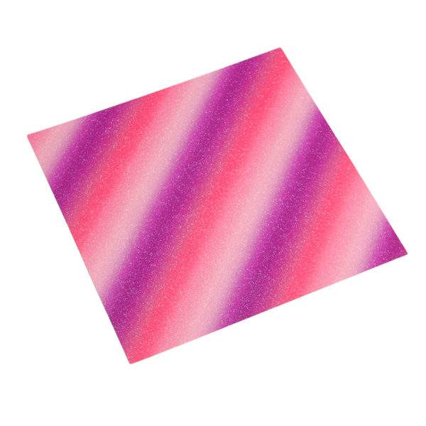 Rainbow Glitter adheisve craft vinyl - Purple/ Pink/ Red - Image 3