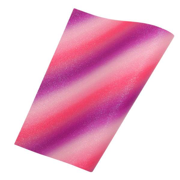 Rainbow Glitter adheisve craft vinyl - Purple/ Pink/ Red - Image 2