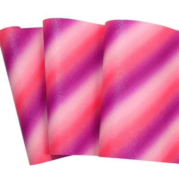 Rainbow Glitter adheisve craft vinyl - Purple/ Pink/ Red - Image 4